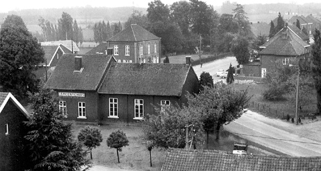 Wijchmaal: Locatie waar nu de zonnewijzer te vinden is.